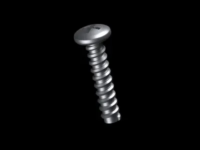 screws Free low-poly 3D model