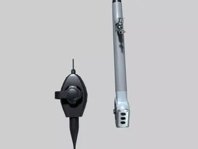Flexible Cystoscope Low-poly 3D model
