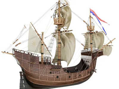 Ship Santa Maria 3D model