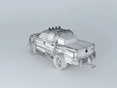 Volkswagen Amarok  Arctic Truck Free 3D model