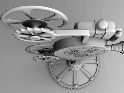 OLD FILM PROJECTOR 3D model