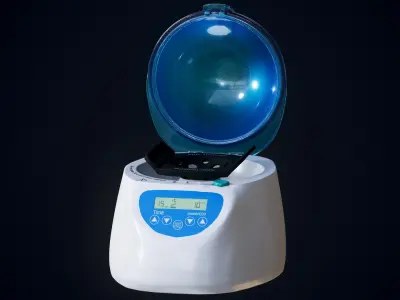 Laboratory Centrifuge Gameready PBR Low-poly 3D model