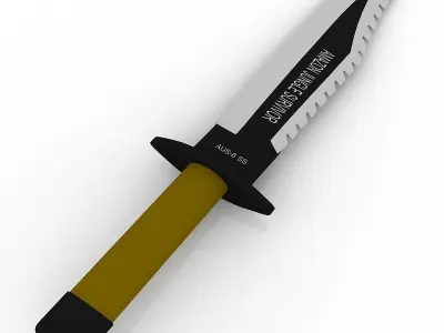 Amazon Survival Knife 3D model