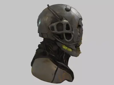 Cybernetic Reaper Low-poly 3D model