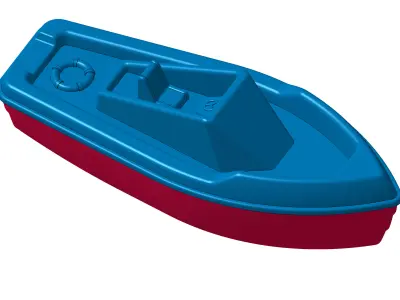 Toy Boat 3D print model