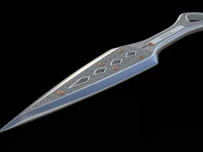 Quieto apex knife  3D model