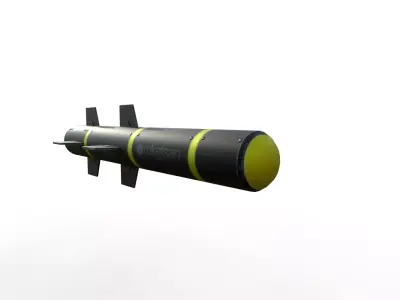 Roketsan UMTAS Low-poly 3D model