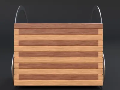 Industrial container 3D model