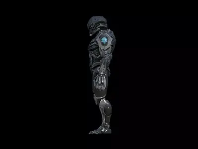Alien soldier 3D model 3D model