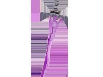 Crystal Katana Low-poly 3D model purchase