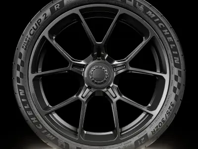Michelin Pilot Sport CUP 2 R 325 30 ZR21 108Y 3D model