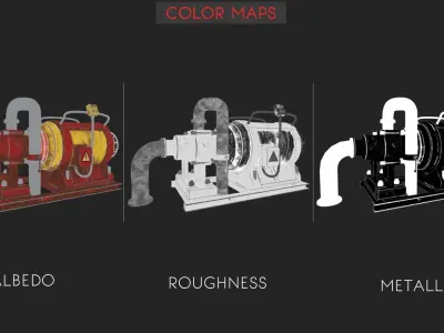 Abandoned WaterPump 3D model