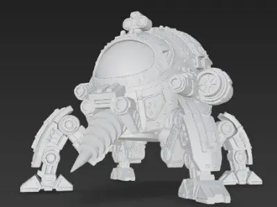 3D Printable Iron Oath Sentinel Sphere Steampunk Explorer  3D model