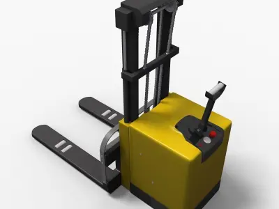 Hand pallet truck 02 3D model