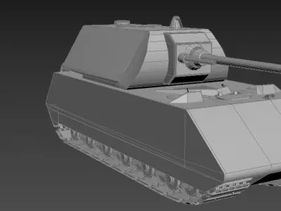 PzKpFw VII Maus 3D model