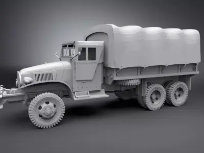 GMC CCKW Scale Model 3D print model