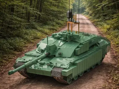 FV4034 Challenger 2 3D print model