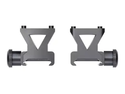 RMR Picatinny Rail Mount with Colt Thumbscrew - 1 - 3 Lower Low-poly 3D model