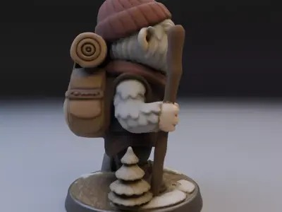 traveling yeti 3D print model