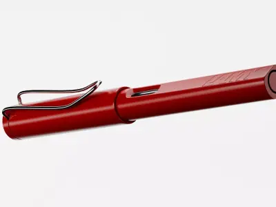 Lamy Safari Fountain Pen Low-poly 3D model