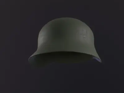 Stahlhelm german helmet 3D Model Low-poly 3D model