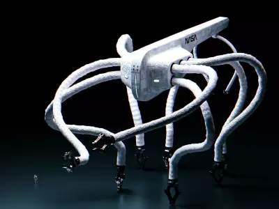 Octopod - Deep Space Constructor Scifi Machine 3D model