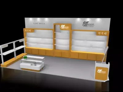 Exhibition - Area -3X6-3DMAX2009-10 3D model