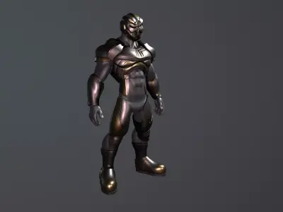 sci fi suit 3D model get