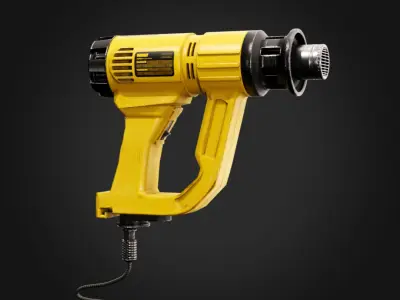 Dewalt Heater Low-poly 3D model