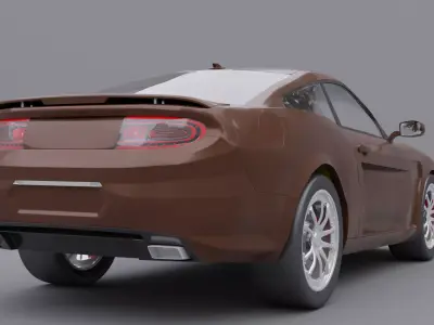 Generic Muscle car Mark 3b 3D model