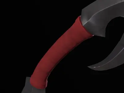 Fantasy Styized Dagger PBR  Low-poly 3D model