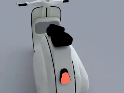 Scooter vespa Low-poly 3D model buy