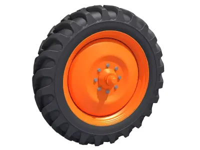 Off Road Tyre 3D model by 3D-Horse