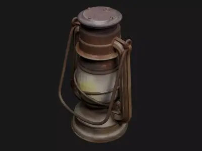Antique Lamp  3D model