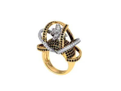 Wedding Ring  3D print model 468