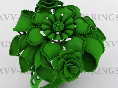 NEW TURKISH RINGS LOT XVV-31 TO 40 3D print model