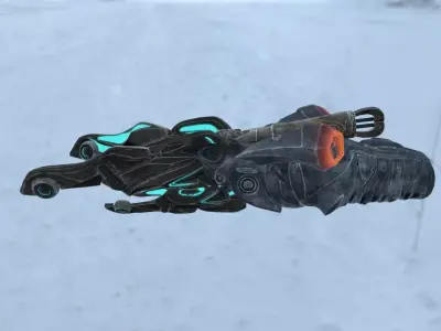 Weapon Pinch Rifle Low-poly 3D model