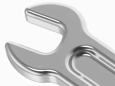 Industrial Double End Spanner 3D print model