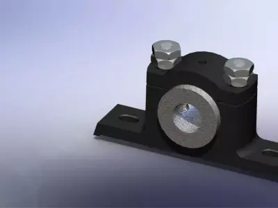 Plummer block Free 3D model