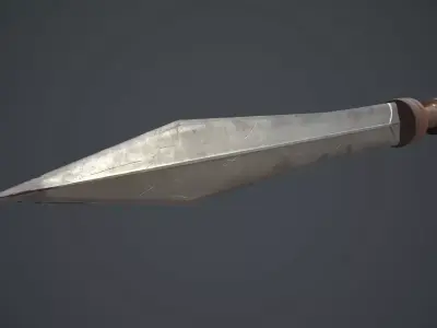 Ancient Roman Gladius Sword Low-poly 3D model