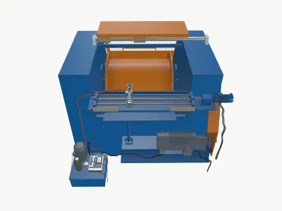 Wire Drawing Machine 3D model