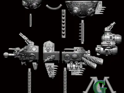 The Flying Ship Fortress 3D print model