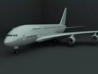 Aircraft boeing jetliner - boeing jetliner 3D model