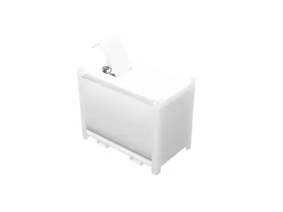 Fuelproof 3000GT Fuel Tank Low-poly 3D model