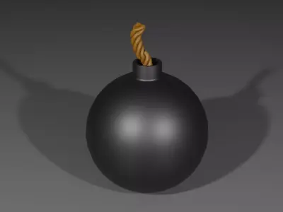 Bomb 3D model 3D model purchase