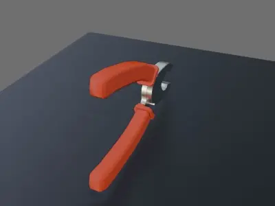 Cutting Pliers Tool Workshop - Ferramenta Alicate de Corte Low-poly 3D model