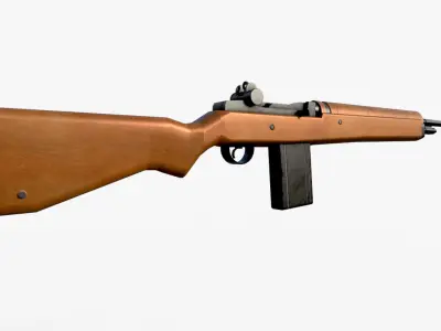 M14 Assault Rifle  Low-poly 3D model