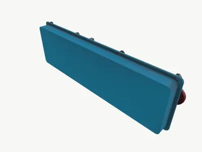 IS Machine Control panel 3D model