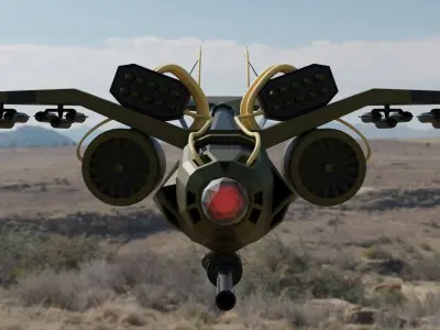 Drone-2 Low-poly 3D model 3D model