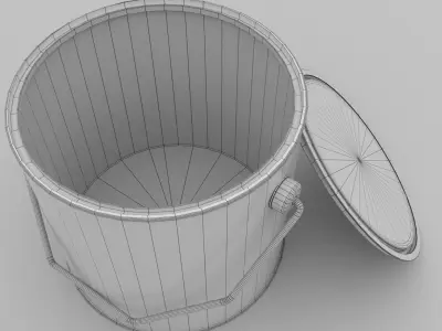 Metal Paint Can 3D model